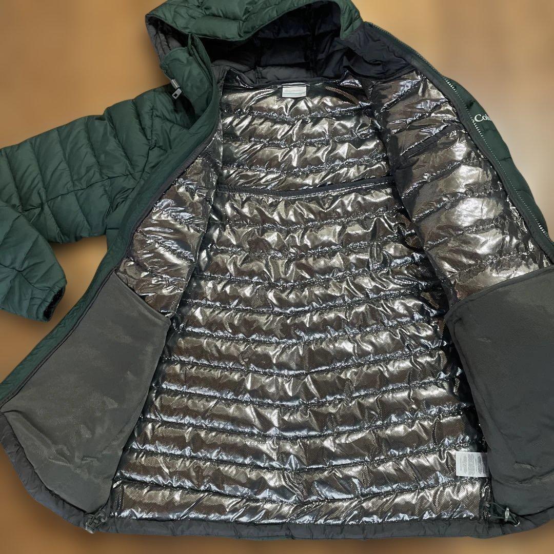 新品Columbia コロンビア中綿ジャケット　フーテッド　パフジャケット