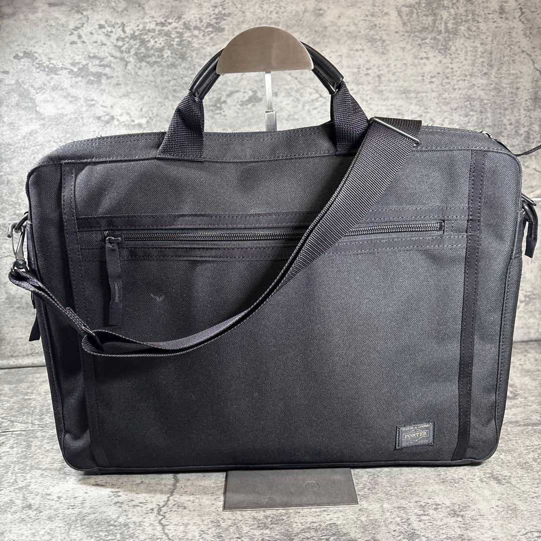 未使用級【ポーター クリップ／PORTER CLIP】2WAY ブリーフケース