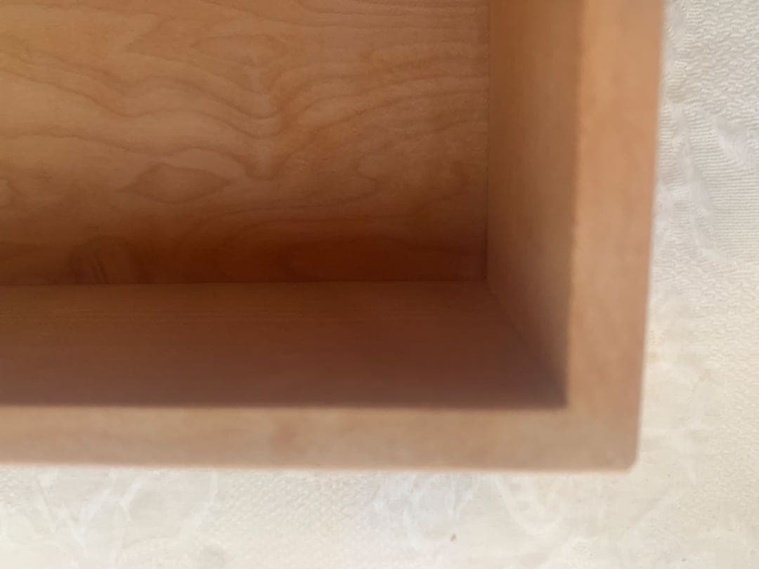 【MUKU】職人限定製作✨高級木材・楓✨木製ティッシュボックス ①