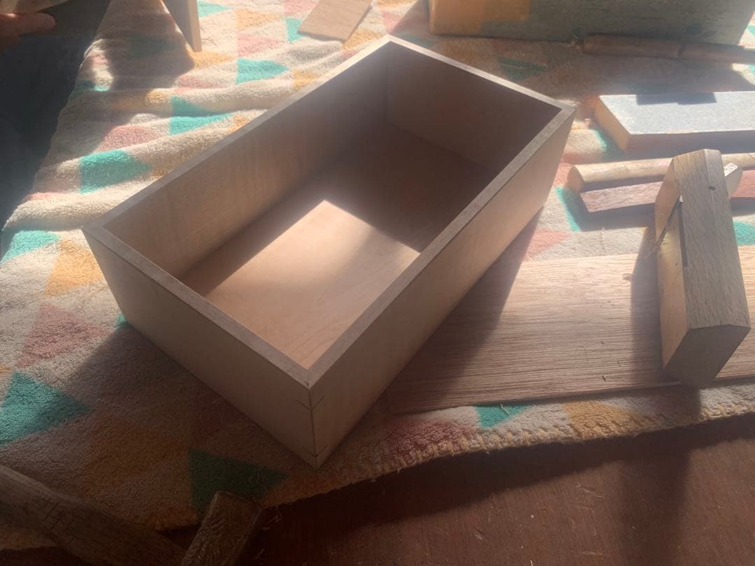 【MUKU】職人限定製作✨高級木材・楓✨木製ティッシュボックス ①