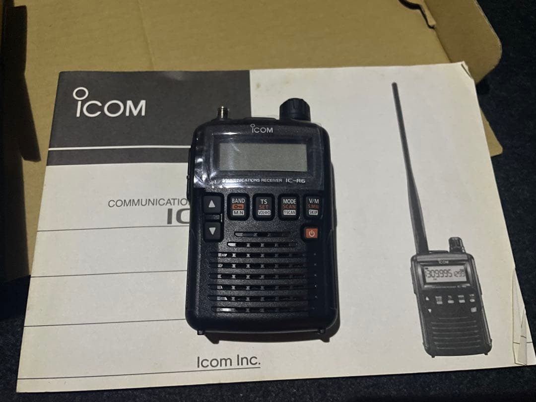 アイコム　広域受信機　レシーバー　IC-R6 美品
