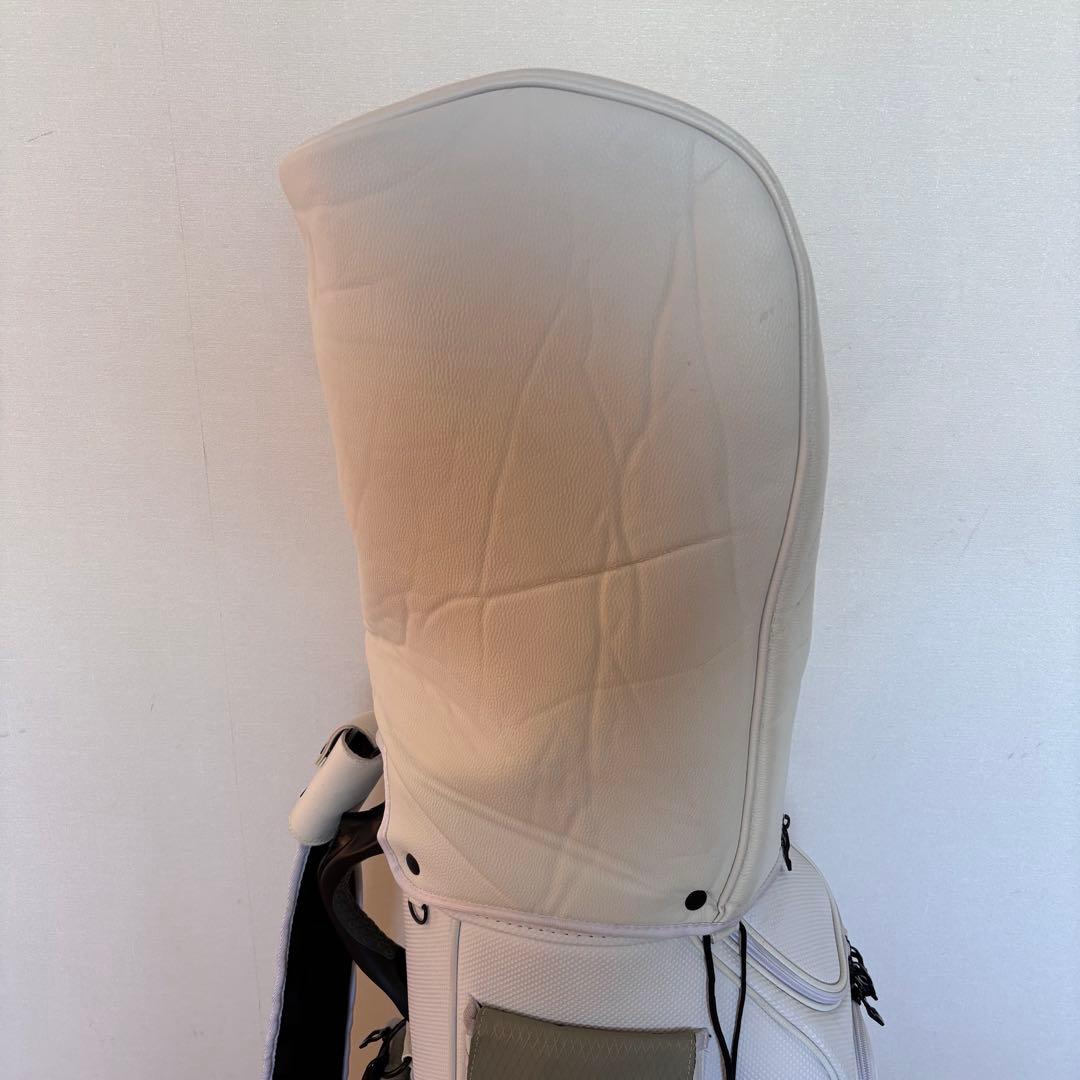 キャディバックOAKLEYオークリーSKULL GOLF BAGホワイトグリーン