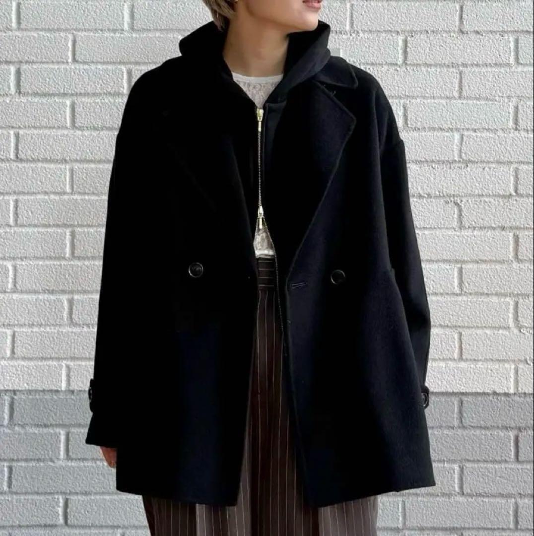 新品グリーンレーベル　リバー テーラード ミドルコート