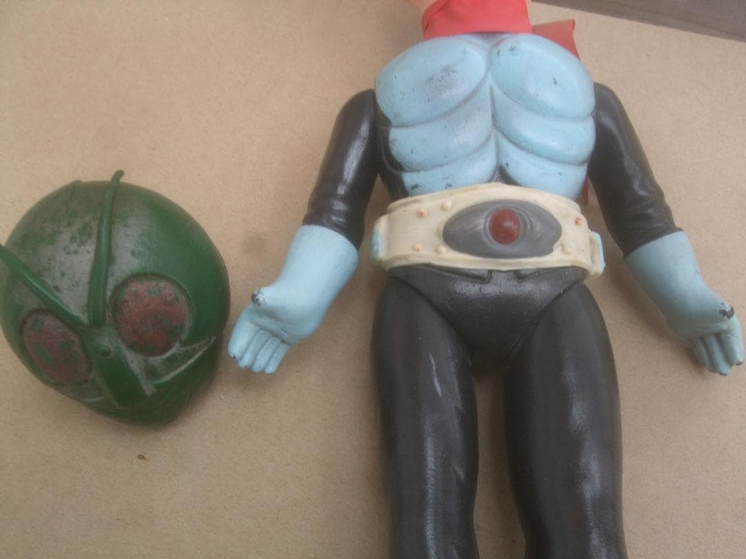 (*✨様 旧 バンダイ★ 仮面ライダー 1号★ 面取れ ★スタンダードサイズ