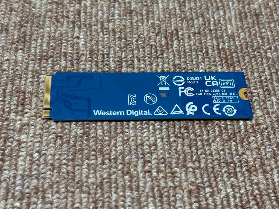 m.2 SSD 1TB WD SN350 NVMe 動作品 高速 ゲーミング
