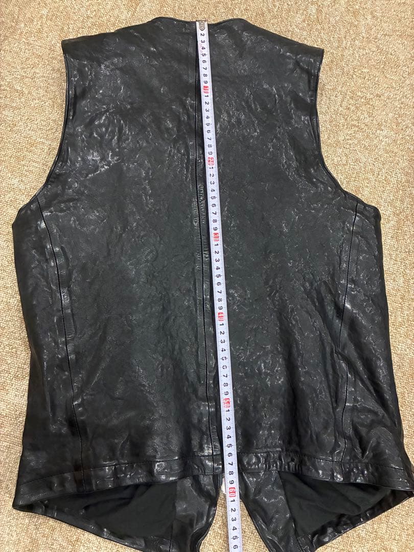 バックラッシュFRENCH SHOULDER GARMENT-DYED VEST