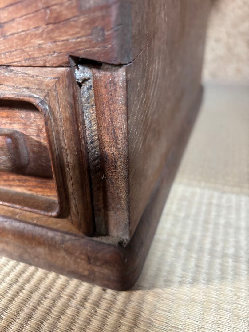 関西長火鉢　銅板落とし囲炉裏　五徳付き手炙り　古民具