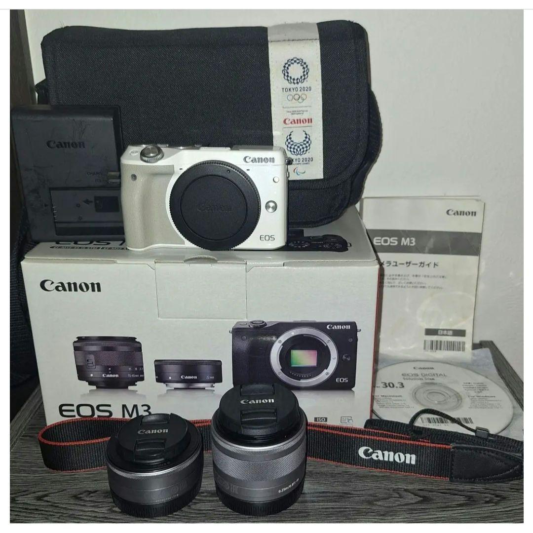 Canon　EOSM3 EF-M15-45IS STM　ミラーレス一眼カメラ