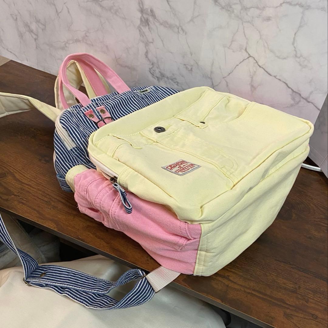 専用ページ*デニムリメイク【リュックサック&コンパクト財布】ハンドメイド