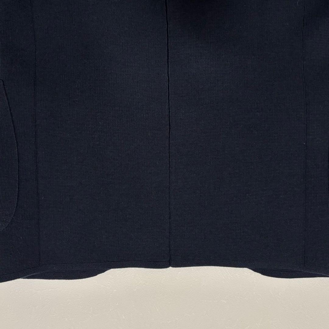 991サルタンウール ニットジャケット ネイビー 48 M相当 定価10.8万