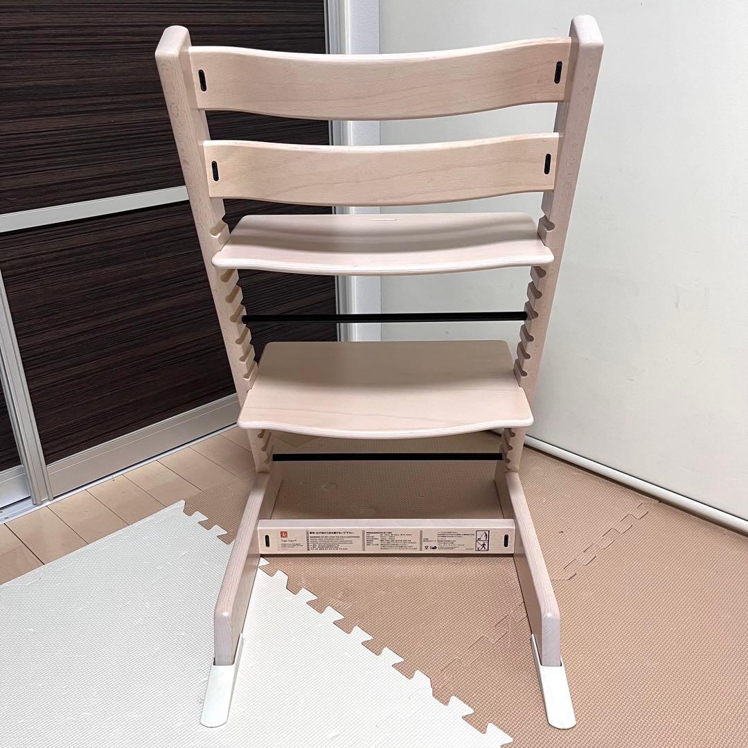 【新型】シリアル5　ストッケ トリップトラップホワイトウォッシュ