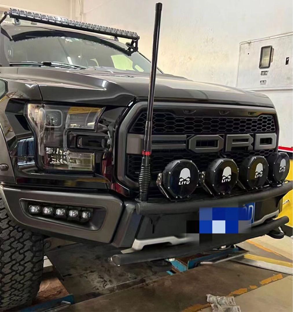 モビールアンテナ　オフロードアンテナ　フラッグポール　ステー付き　70cm