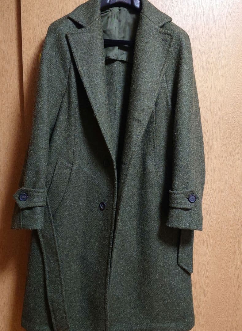 2025AW TITO ALLEGRETTO オリーブ　ラグランスリーブコート