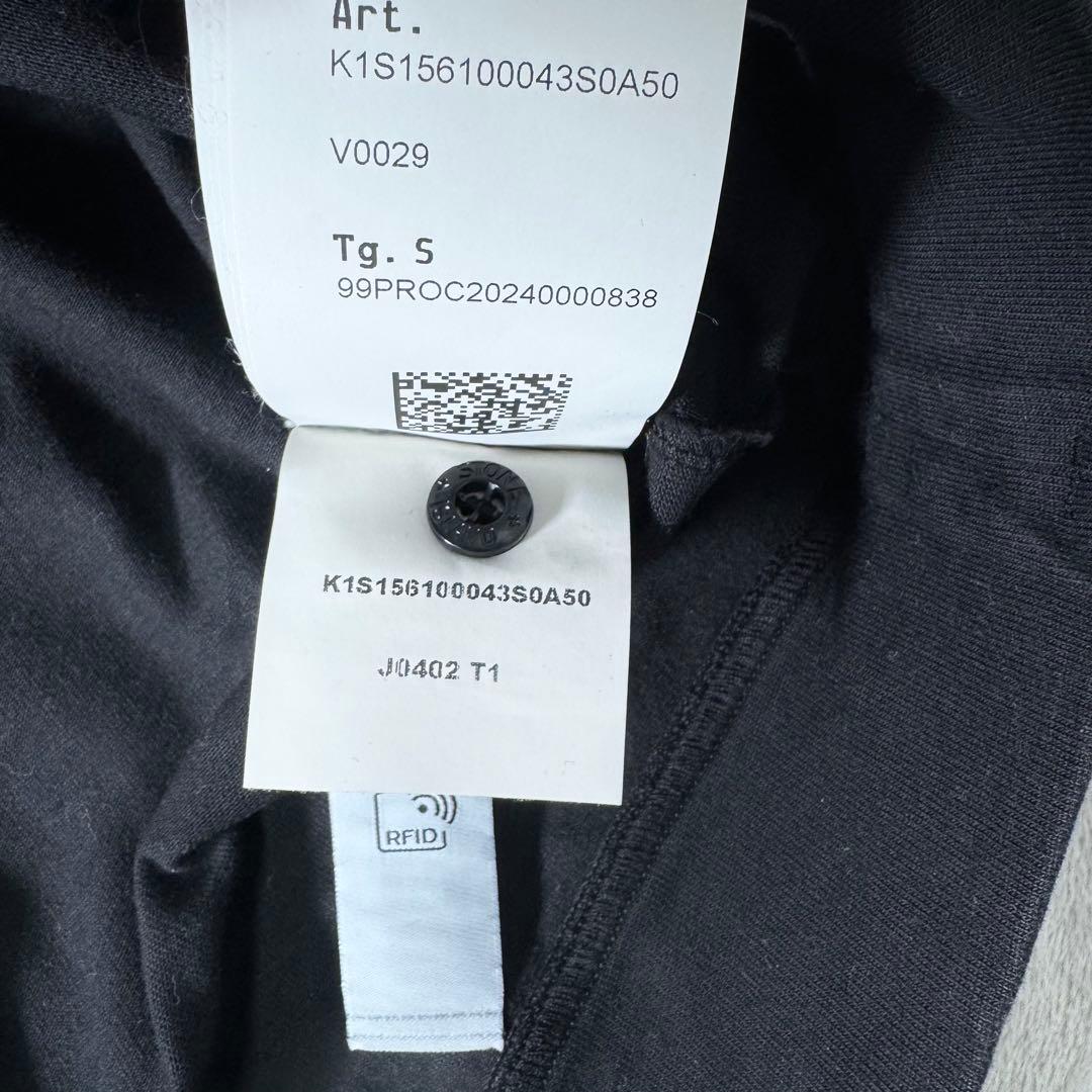 ストーンアイランド クルーネックスウェット ブラック S