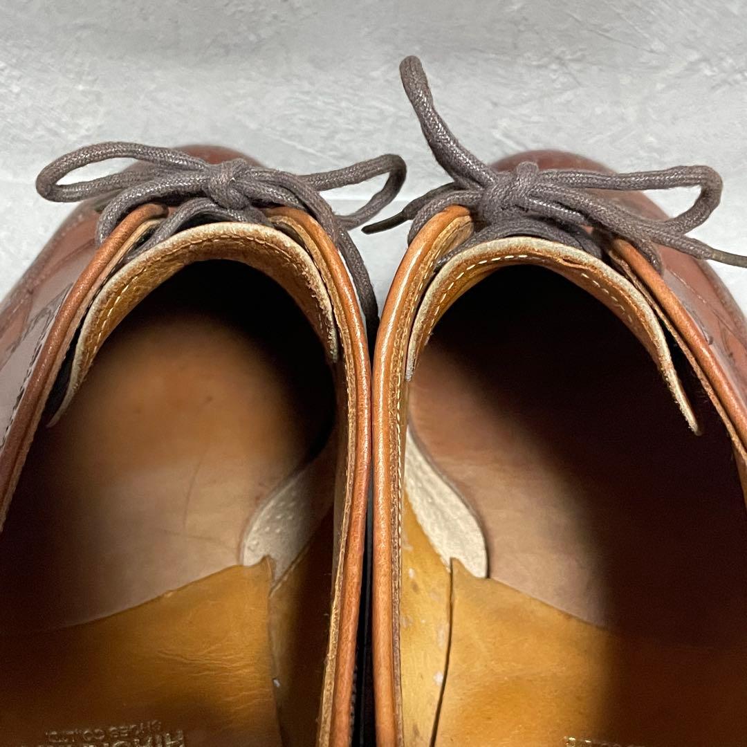 【まっぴー】スコッチグレイン 匠 ウィングチップ ビジネスシューズ 本革