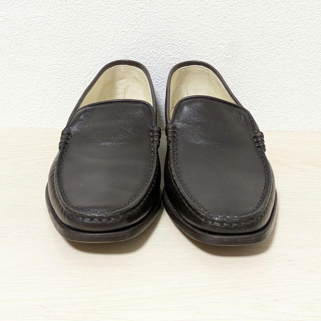 未使用級☆TOD‘S トッズ ローファー 本革 ダークブラウン 37