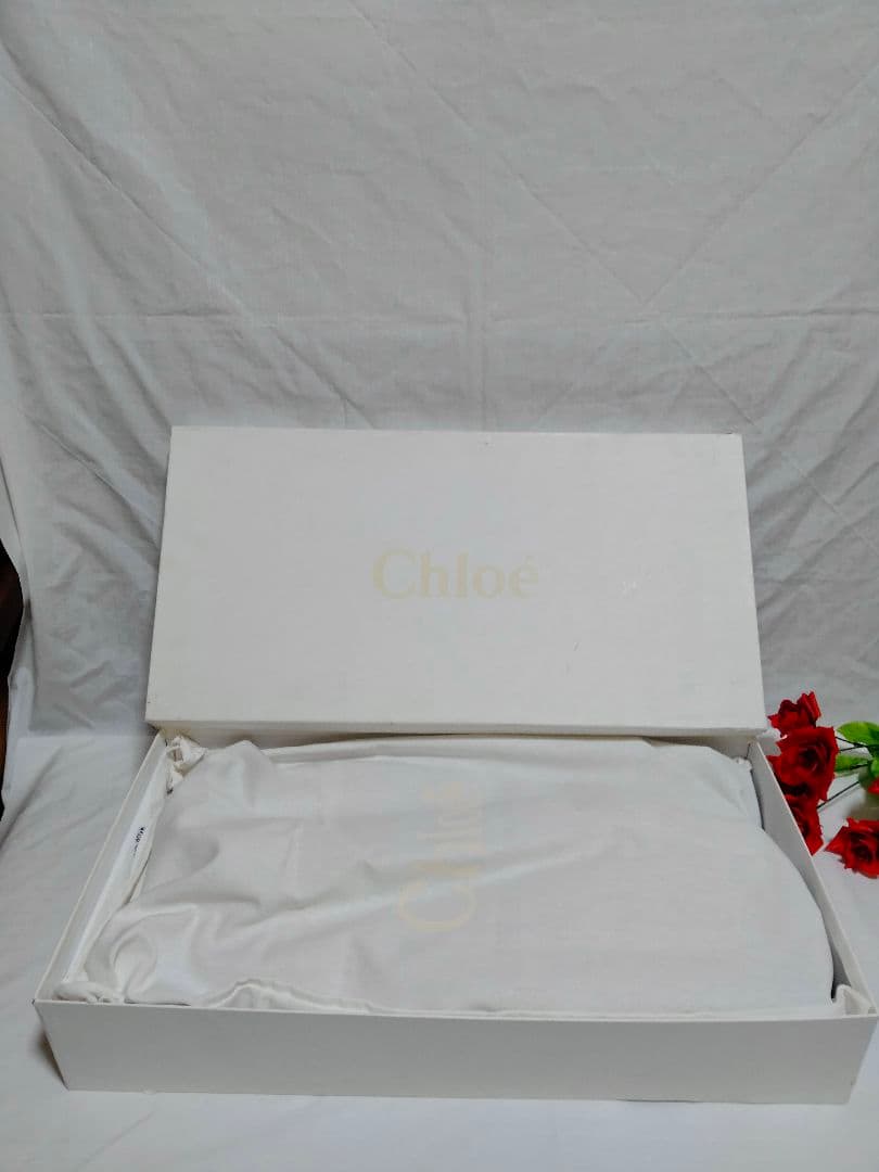 クロエ CHLOE キャメル レザー ロングブーツ ヒール 39