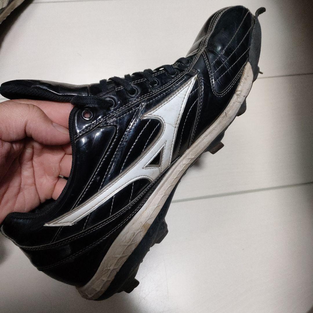 あ*。様 【レア】千葉ロッテマリーンズ安田選手　実使用スパイク　ミズノプロ　オー