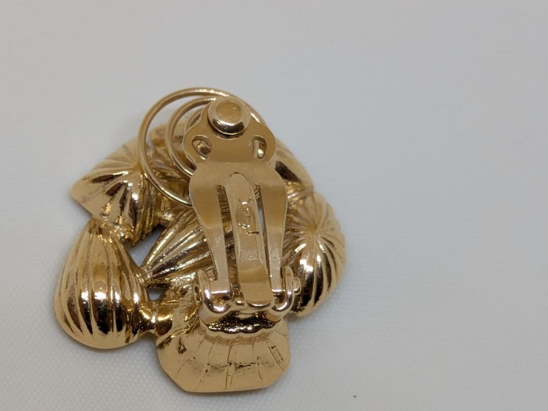 ヴィンテージ イヴ・サンローラン ブローチ イヤリング セット ハートモチーフ