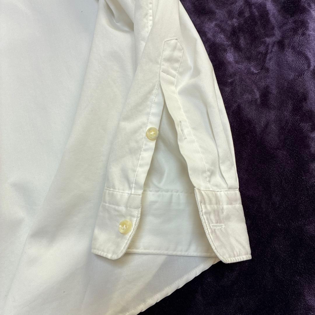 DEUXIEME CLASSE ドゥーズィエムクラスホワイト長袖コットンシャツ