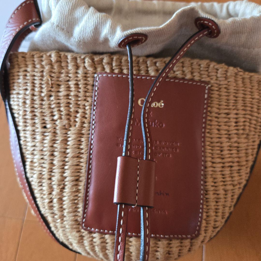 Chloé x Mifuko かごバッグ　ラフィア　バスケットバッグスモール