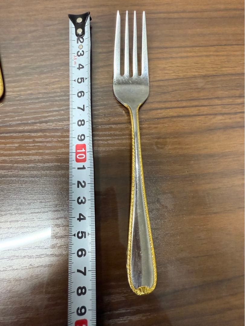 Gorham ゴールデンリボンエッジ カトラリーセット　各6本　合計30本セット