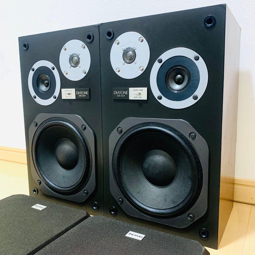 DIATONE DS-201 3way スピーカー ペア 動作良好