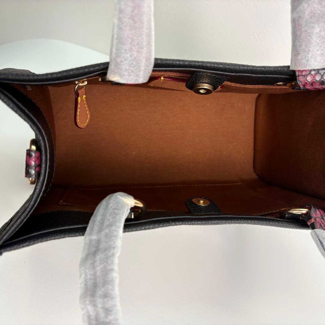 【COACH】 タグ有り バスキア コラボ ショルダーバッグ 2way ブラック