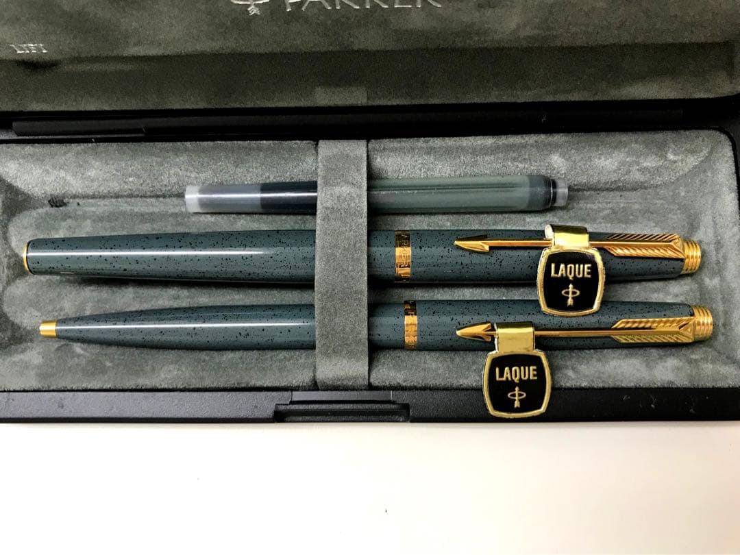 Parkerパーカー Laque 万年筆・ボールペンセット　T.1463