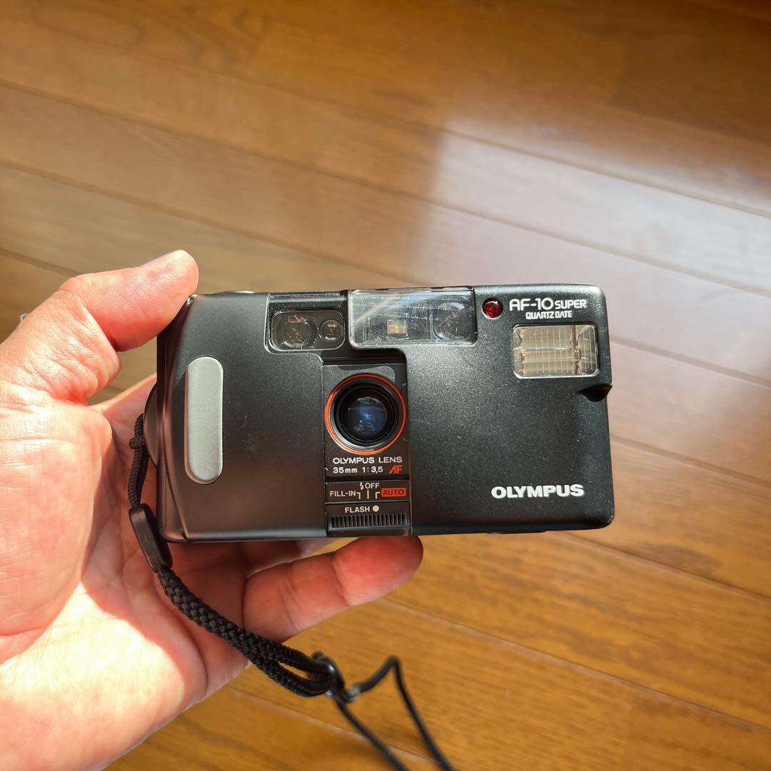 【美品】OLYMPUS AF-10 SUPER コンパクトフイルムカメラ