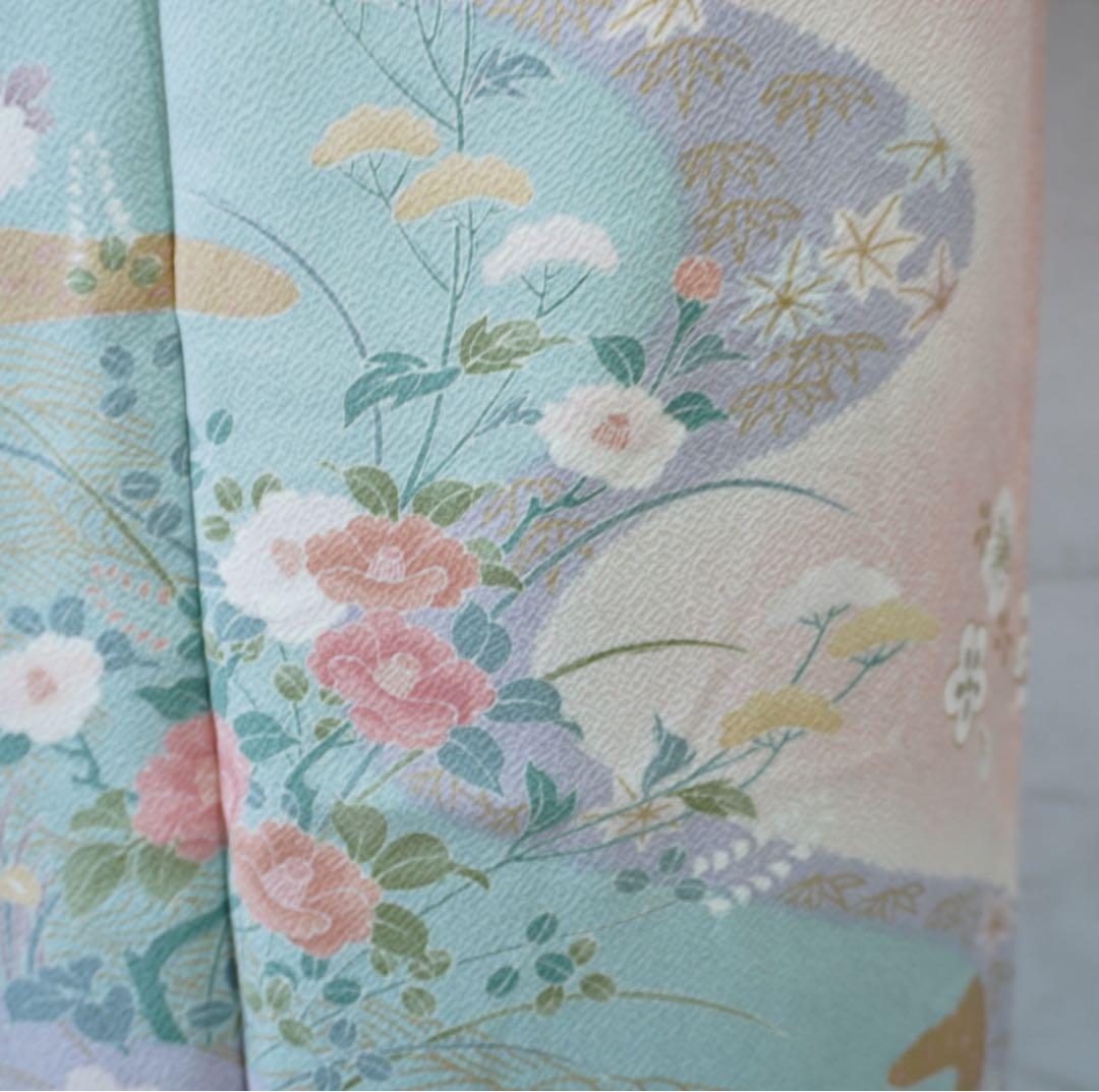 訪問着 フルセットa467E 七五三　入学式　お宮参り　結婚式　裄丈69