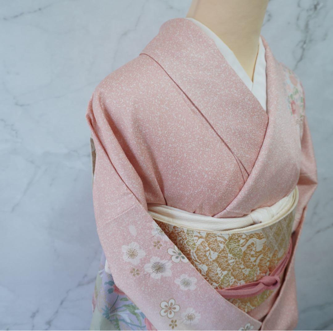 訪問着 フルセットa467E 七五三　入学式　お宮参り　結婚式　裄丈69