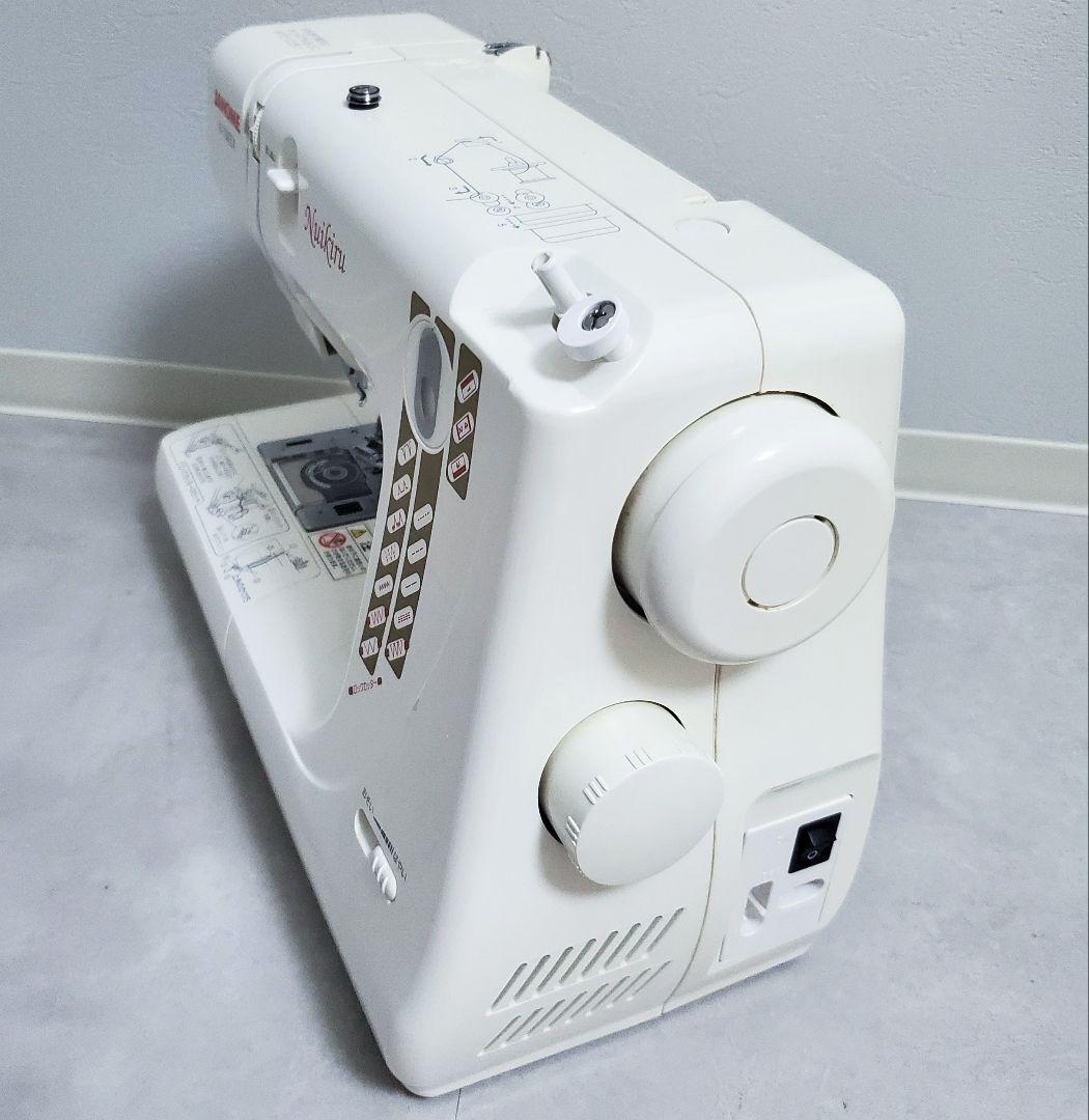 【未使用】ジャノメ フットコン付 ロックカッター内蔵ミシン N-736EX