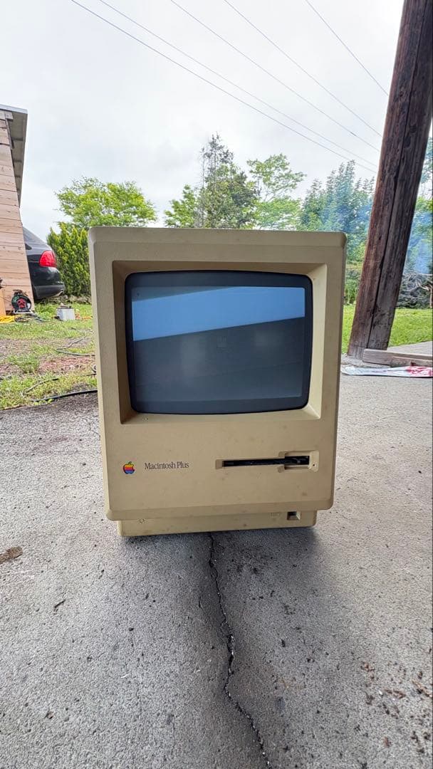 Macintosh Plus M0001A 起動確認済み