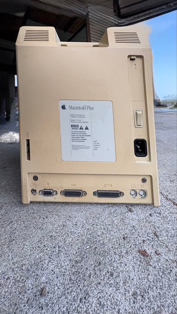 Macintosh Plus M0001A 起動確認済み