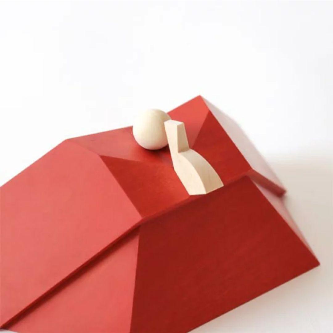 旭川クラフト T.MOTOI T.モトイ MHI-06 木製 モダン雛人形