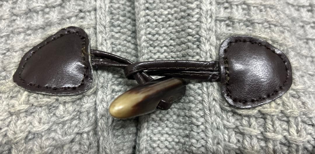 quattro2345 Bark ビームス別注ニットダッフルコート裏付き