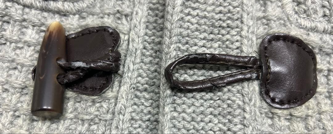 quattro2345 Bark ビームス別注ニットダッフルコート裏付き