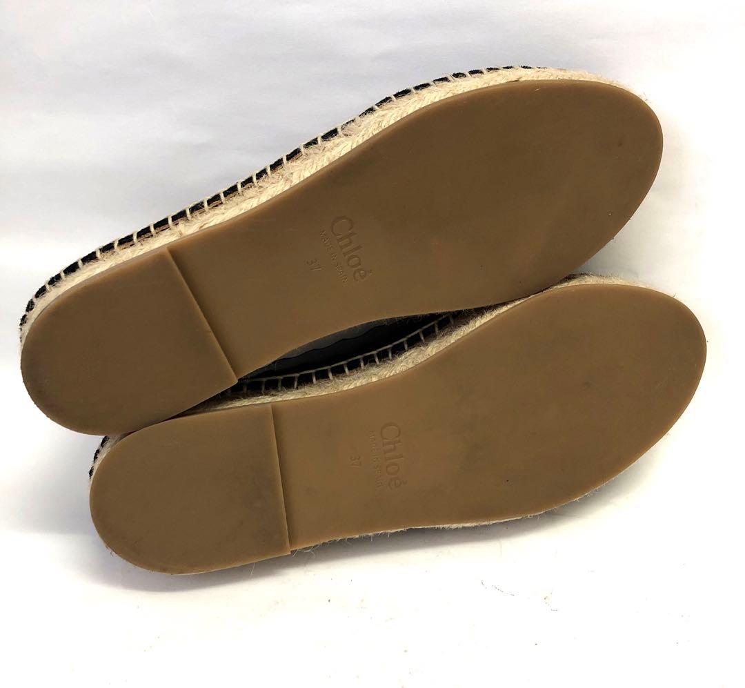 Chloe クロエ エスパドリーユ Lauren フラット シューズ 37