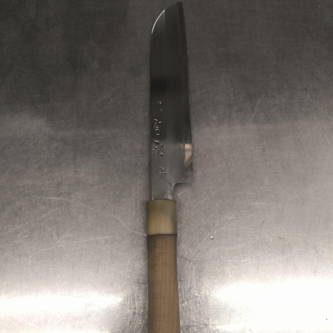 京都有次薄刃包丁上霞19.5cm