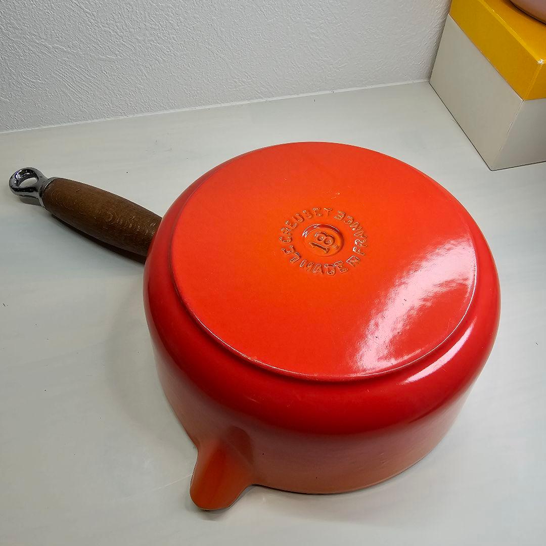 廃盤 ル・クルーゼ LE CREUSET ウッドハンドル ソースパン 18cm