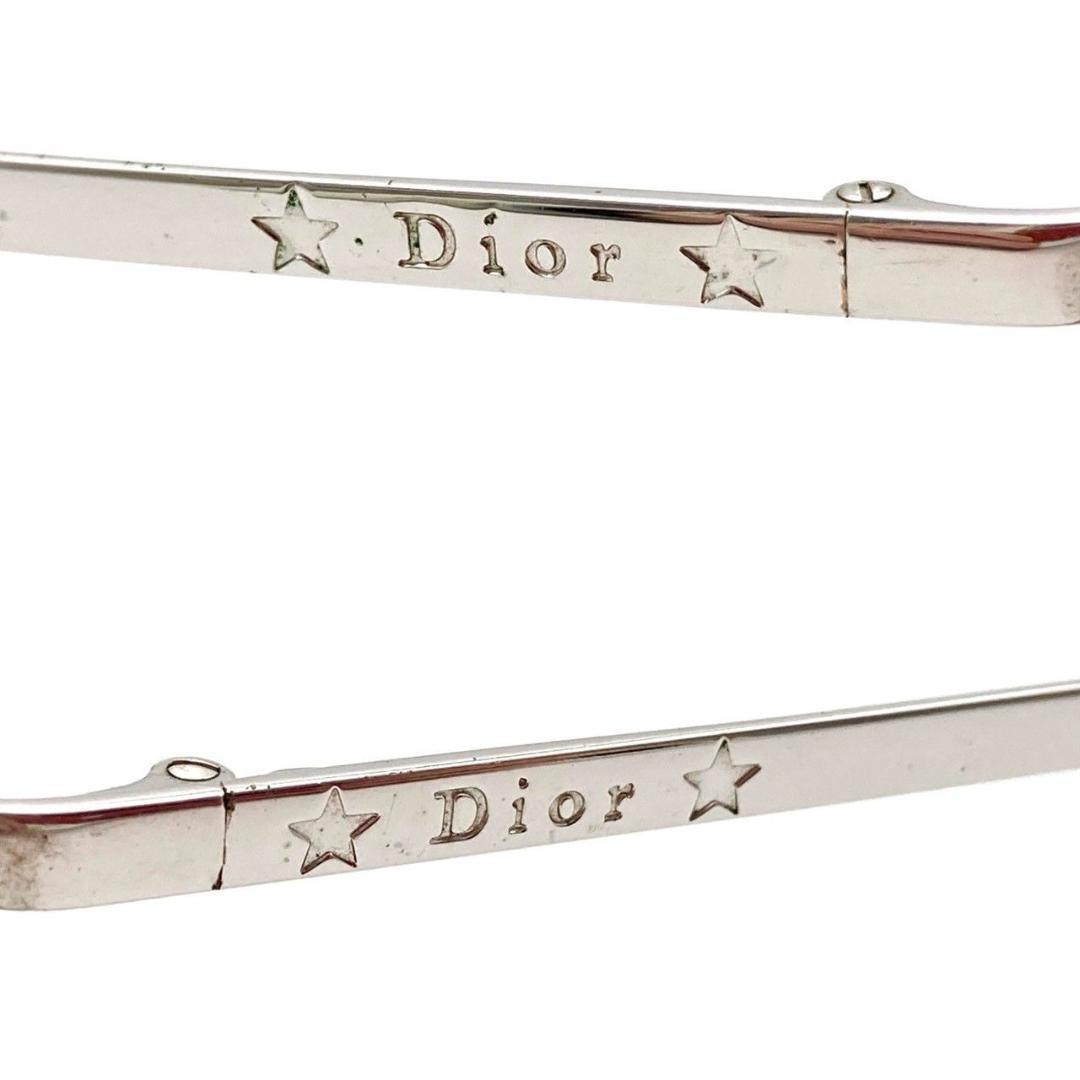 クリスチャンディオール サングラス メタル ピンクブラウン シルバー 71027