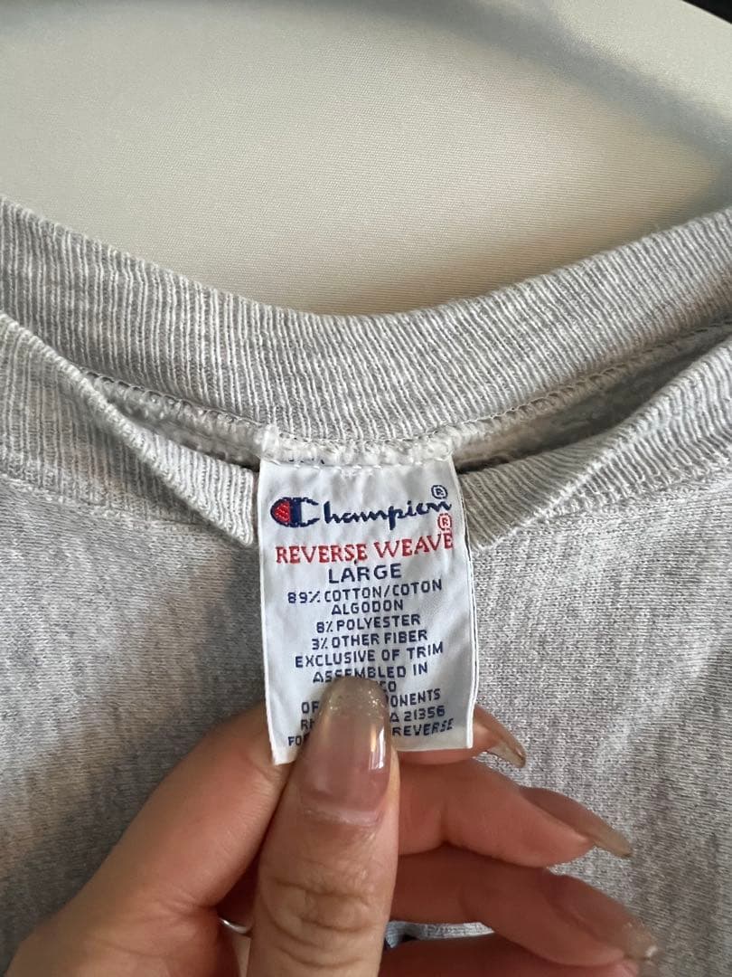 Champion CONNECTICUT グレー　リバースウィーブ【大幅値下げ】