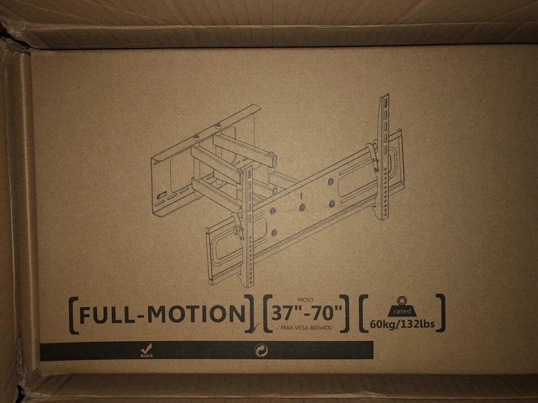 テレビ壁取付けブラケット　Monoprice 　フルモーション