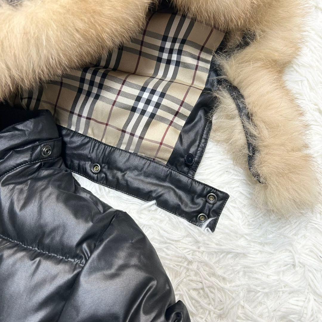 【美品】バーバリー ダウンジャケット ノバチェック 3way 取り外し可 130