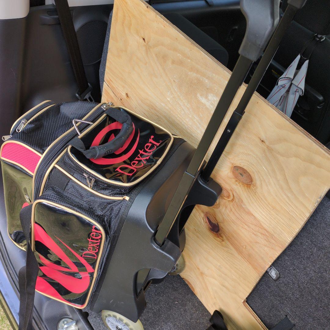 《オマケ有り》Dexter ボウリング用２個入バッグ ホイール付き