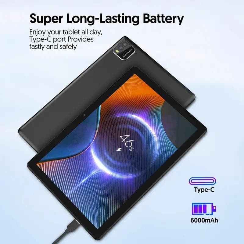 【新品未使用】 Android 15 10インチ タブレット 12GB RAM