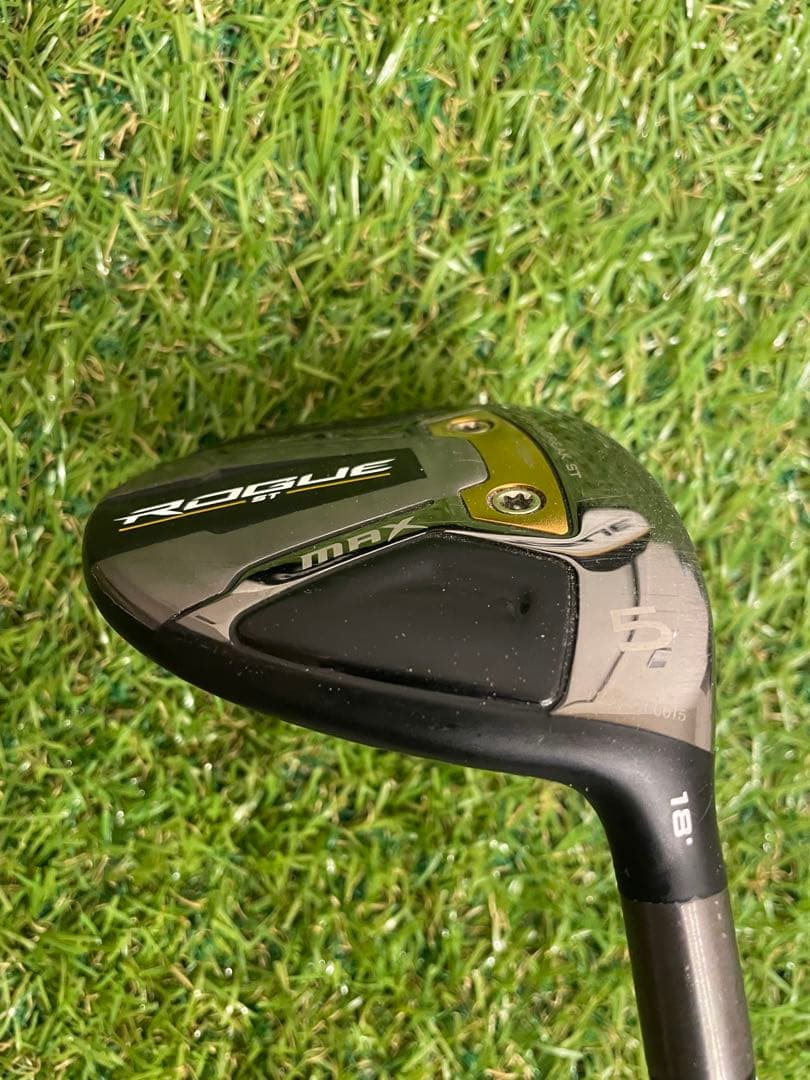 キャロウェイ　ローグST MAX 5W 5番ウッド　純正カーボン　S カバー付
