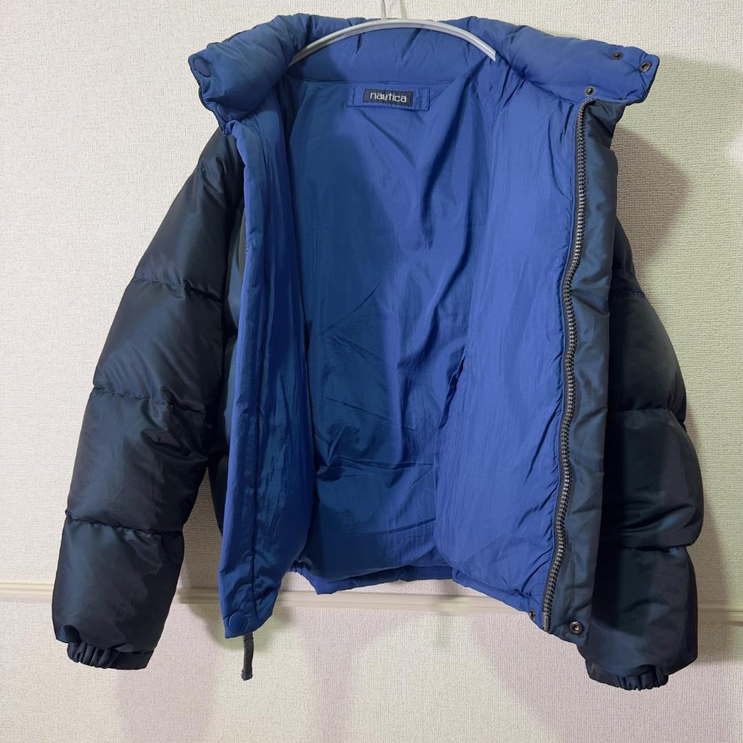 NAUTICA 90s 超肉厚 リバーシブル ダウンジャケット