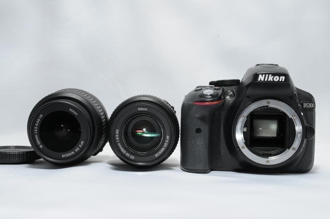 風景も家族写真も綺麗に残す❤️Nikon D5300✨望遠＆標準ダブルレンズ